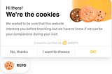 Add a beautiful cookie consent screen to your typeform using Axeptio