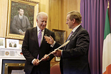 Vice President Joe Biden knows one WB Yeats quote and he is not afraid to use it