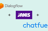 Connect Dialogflow with chatfuel using janis