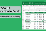 XLOOKUP Function in Excel: Tips and Tricks for Efficiency