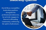 David Slone Denver — Leadership Qualities