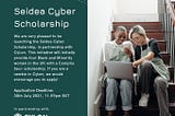 Applications open for the Seidea & CyLon Scholarship