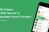 LINE Folders — a NEW feature to organized chats (Concept)