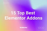 Best Elementor addons