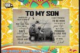 [LIMITED] Fishing To my son wherever your journey poster
