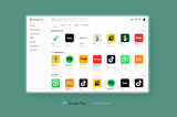 Google Playstore Web app