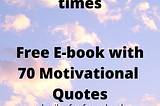 70 Motivational Quotes