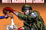 Whitewashing War Crimes — issam-zerr (Latuff2) on DeviantArt — Creative Commons License