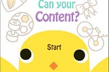 Can Your Content?