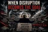 When Disruption Becomes the Goal