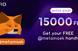 FIO🤝MetaMask: Get Your FREE @MetaMask Handle