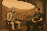 A Riverboat Conversation on Mars