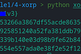 Crypto CTF - Learning XOR