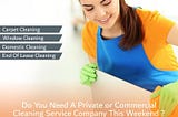 What are the different types of House Cleaning Services?