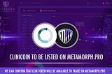 CLINトークンが MetaMorph.proに上場します!