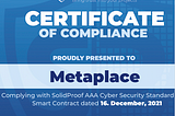 Metaplace.finance $MPC token excellently passed SolidProof Smart Contract audit.