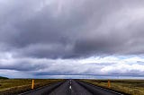 A long and lonesome highway; at the end, a place to write.