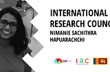 Meet Sri Lankan Researcher — Nimanie Sachithra Hapuarachchi