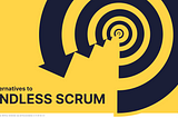 Header image: title + an infinite amount of circular arrows symbolizing ‘endless scrum’