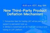 UltrAlpha to Introduce Deflation Mechanism and Third-Party Product