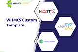 WHMCS Custom Template