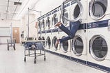 Swap the dishwasher for a washer dryer combo