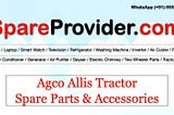 Find a comprehensive range of Agco Allis tractor spare parts and accessories, SpareProvider.com