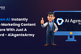 New-Gen AI: Instantly Create Marketing Content and More with Just a Keyword — AiAgentsArmy