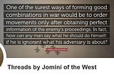 INFLUENCE OF JOMINI ON MODERN MILITARY THOUGHT