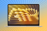 Mock up of an ultra-portable MacBook
