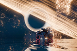 Futuristic motorbike illustration representing the arrival of Python 3.15