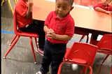 WATCH… ADORABLE 3 YEAR OLD LEADS CLASSMATES THROUGH LUNCH TIME PRAYER