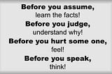 Why we should talk less and listen more?