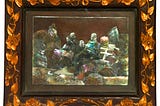 Masterpiece of Art: Vladimir Ilyich Lenin Mother-of-Pearl Inlay Painting