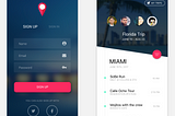 Sketch | a Travel App (Visual design)