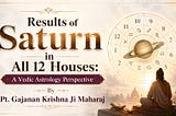 Results of Saturn in All 12 Houses: A Vedic Astrology Perspective