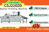 CSJ210ZD digital paper bag printing machine