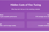 Fine-Tuning LLMs is a Huge Waste of Time