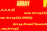 Exploring the Different Ways of Creating Arrays in JavaScript