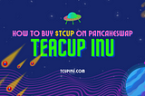 How to Buy TCUP on PancakeSwap