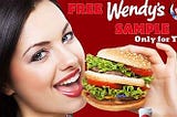 Claim Free Wendy’s Samples — No Purchase!