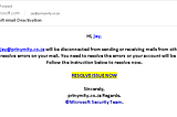 Spotting fake-scam emails