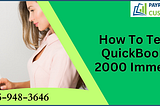 QuickBooks Error 2000