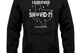 I survived Snow Covid Snovid-21 Texas Strong Shirt, Long sleeve, Tank top