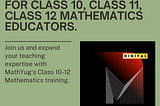 Foundations of Excellence: Class 10–12 Maths Teacher Training by MathYug