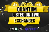 QUANTUM LISTED ON TWO EXCHANGES