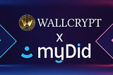 Partenariat Wallcrypt x myDid et nouveaux points de communauté