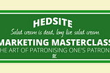 Salad cream is dead, long live salad cream — Marketing masterclass — the art of patronising one’s…