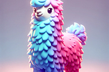 3d llama inspired from llama-index logo