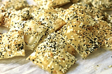 Snacks — “Everything” Seasoning Phyllo Crackers